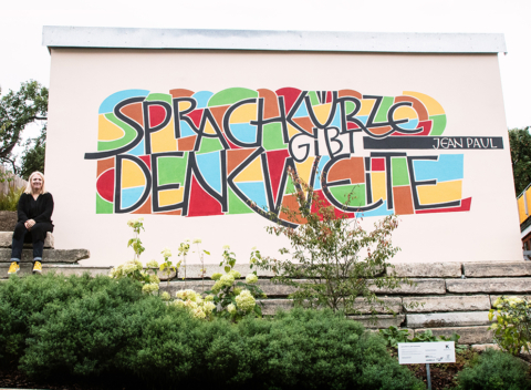 Streetart in Scharzenbach an der Saale<br /> für den Kulturverein Schwarzenbach an der Saale